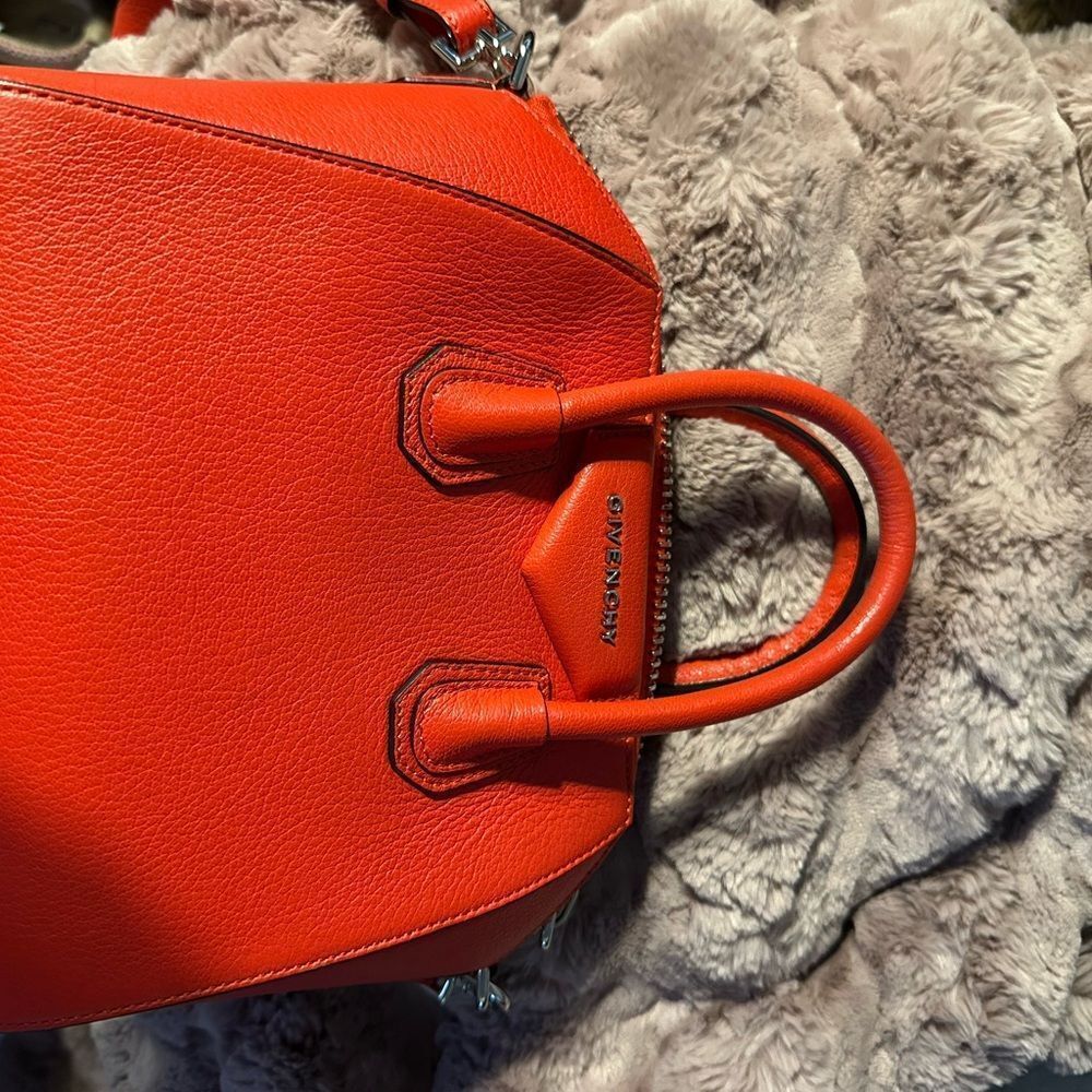 Givenchy Red Satchel Bag - Picture 5 of 12